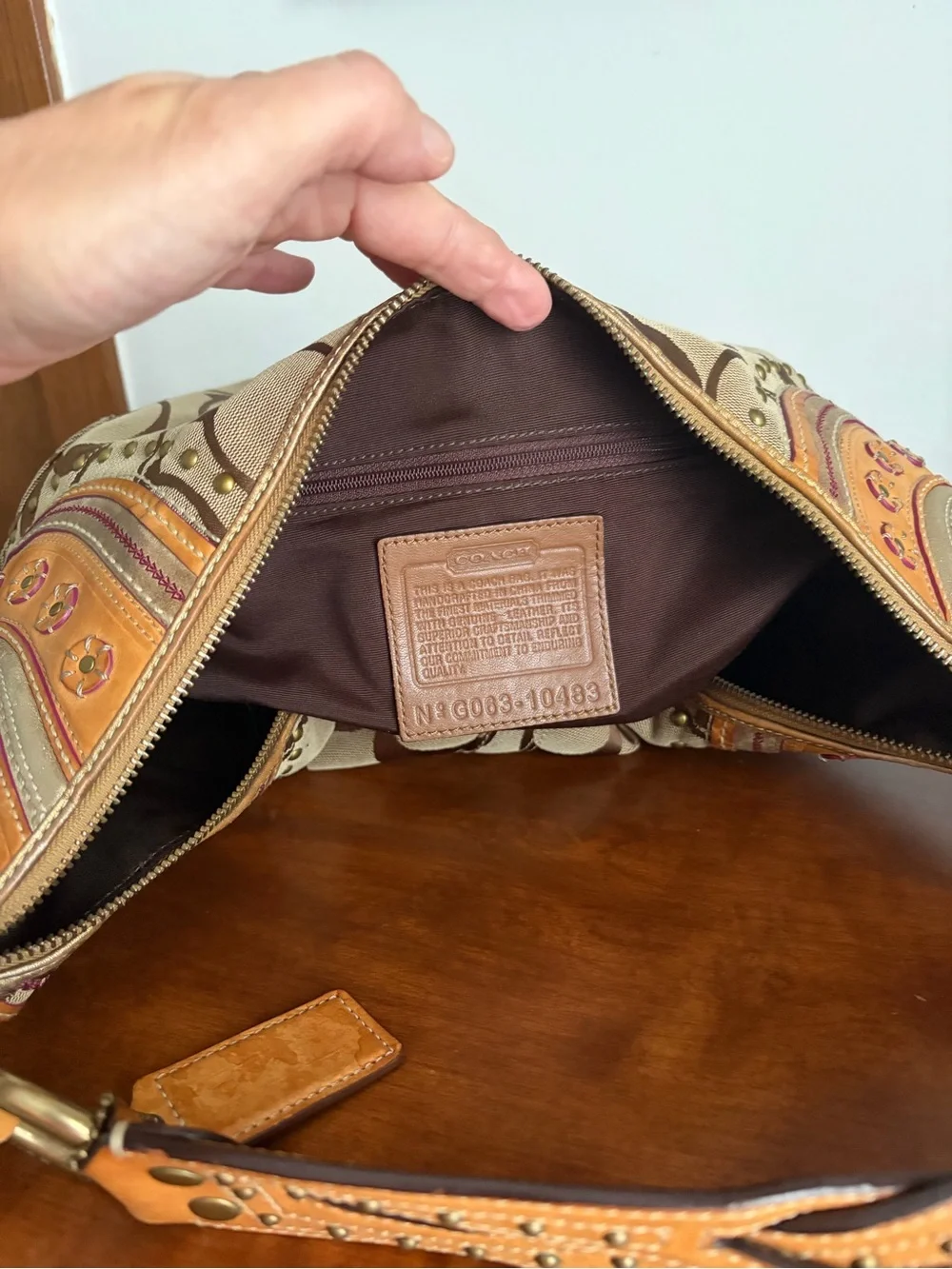 Coach Mia SoHo Signature Shoulder Bag & Wristlet *READ*